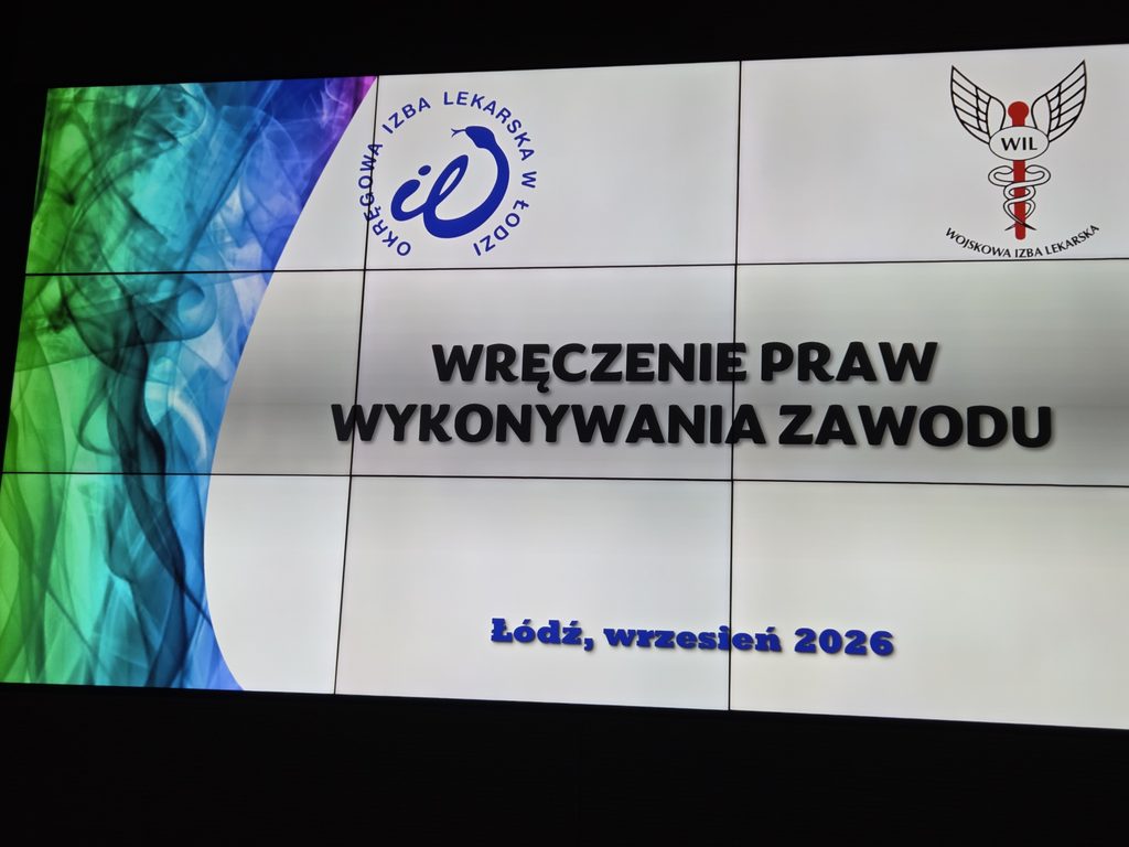 Wręczenie PWZ Łódź 2026 rok